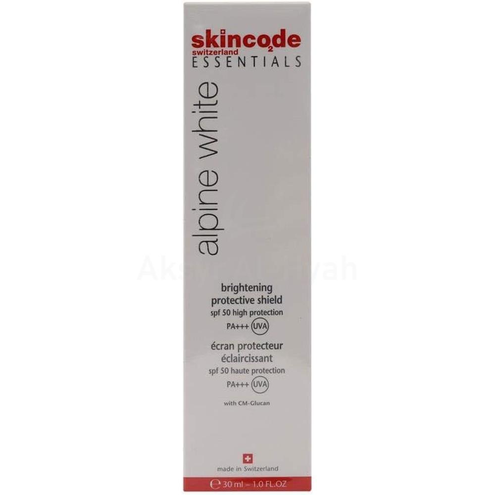 SKINCODE ALPINE WHITE BRIGHT PROTECTIVE SPF50 SHIELD 30ML#1605