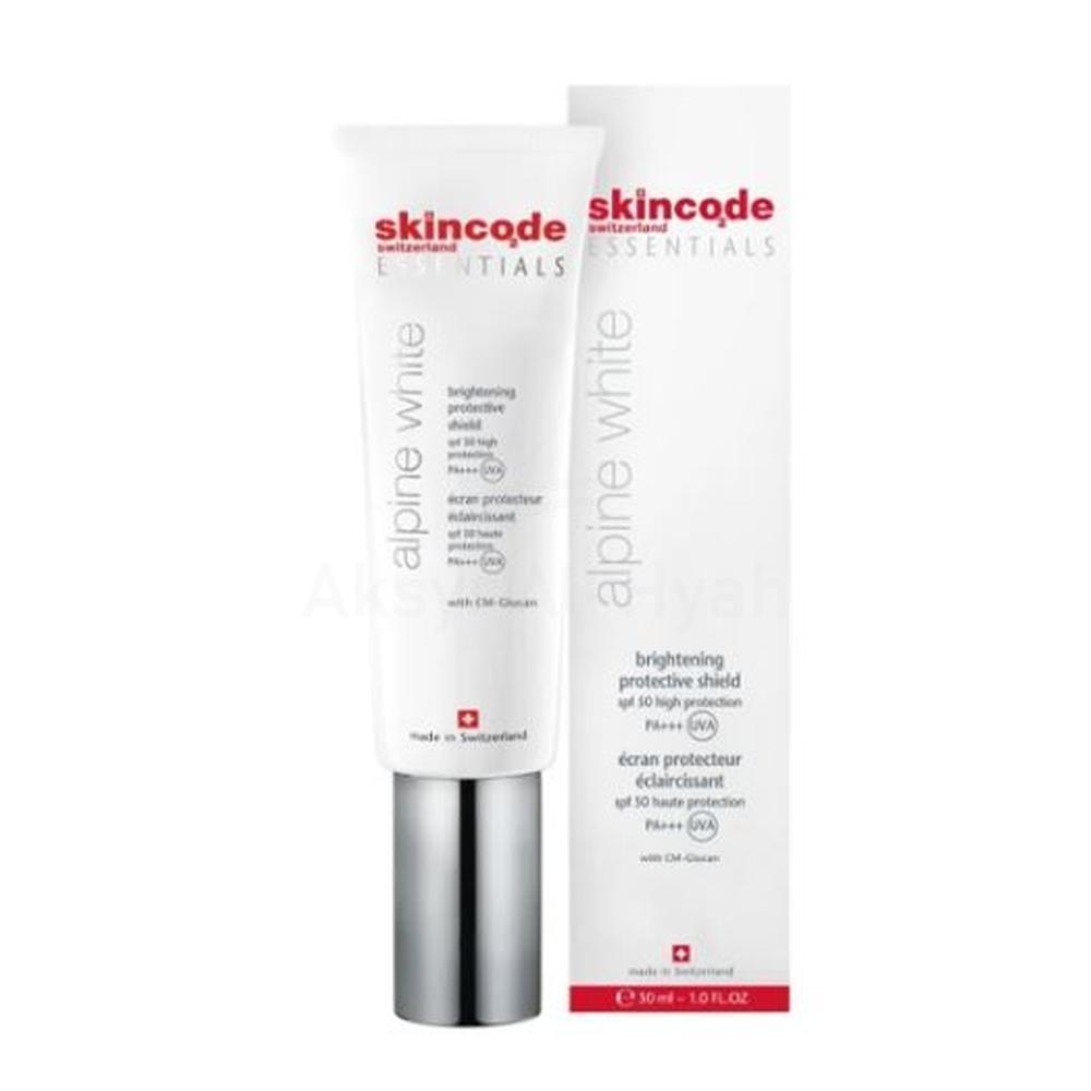 SKINCODE ALPINE WHITE BRIGHT PROTECTIVE SPF50 SHIELD 30ML#1605