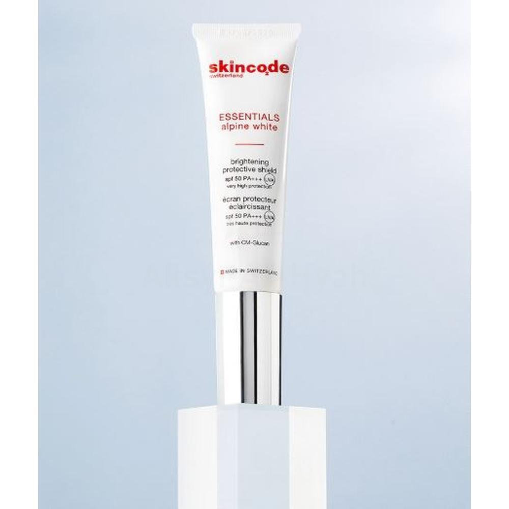 SKINCODE ALPINE WHITE BRIGHT PROTECTIVE SPF50 SHIELD 30ML#1605