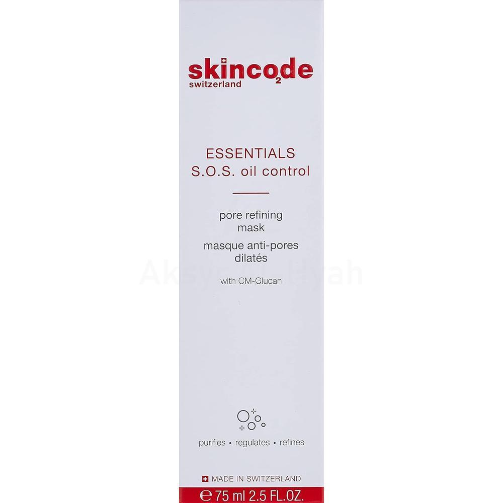 SKINCODE S.O.S OIL CONTROL PORE REFINIG MASK 75ML#1703 2