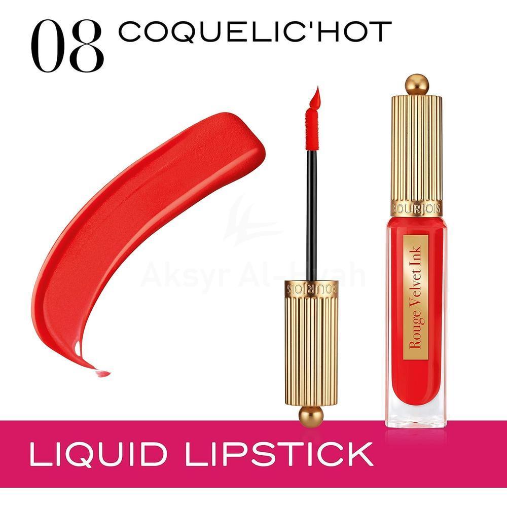 BJS ROUGE VELVET INK 3.5ML # 08 FIRE RED 1