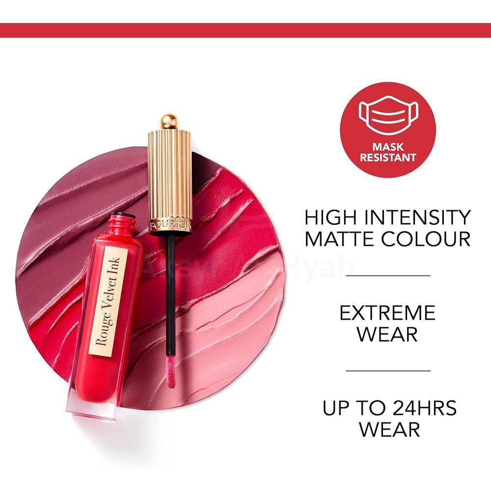 BJS ROUGE VELVET INK 3.5ML # 10 DEEP CHERRY  RED 6