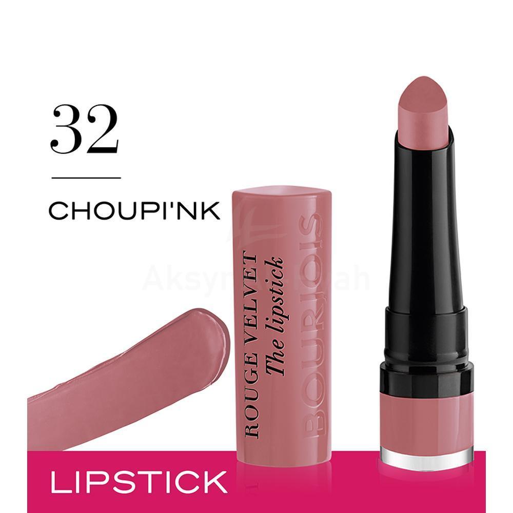 BJS ROUGE VELVET THE LIP STICK 32 CHOPI'NK  2.3G 3