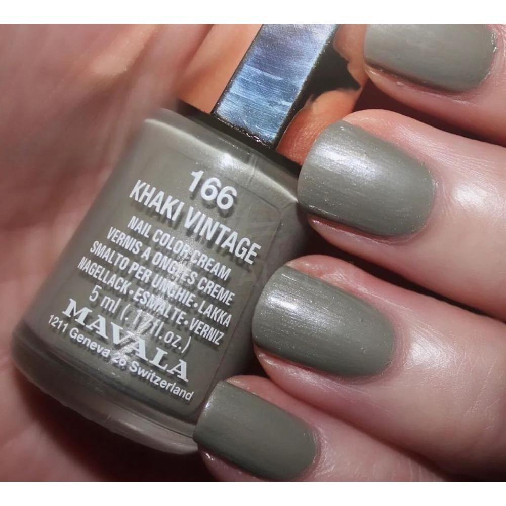 MAVALA NAIL POLISH KHAKI VINTAGE 5ML #166 1
