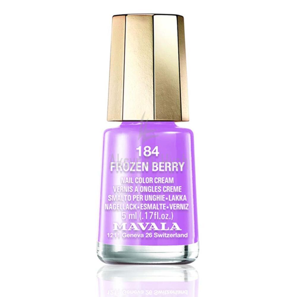 MAVALA NAIL POLISH FROZEN BERRY 5ML #184