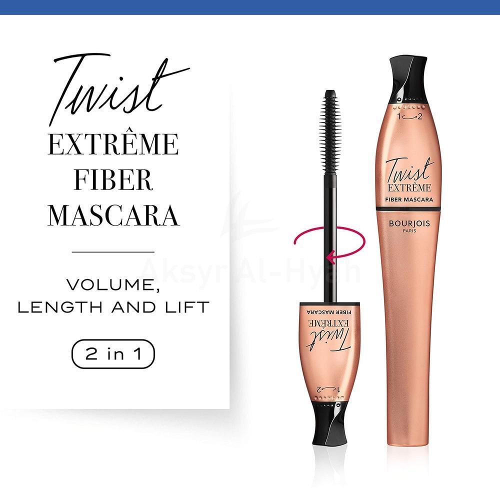 BJS  TWIST EXTREME FIBER MASCARA 24 BLACK 8ML 2