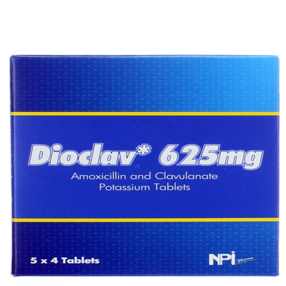 DIOCLAV 625MG TAB 20'S
