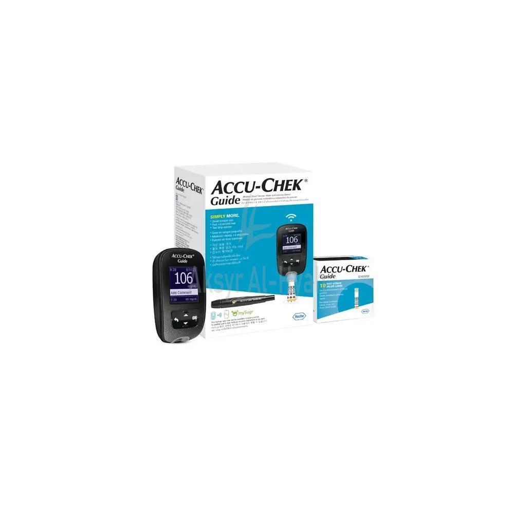 OFFER ACCU CHEK GUIDE MACHINE+1 STRIP+LANCET #60313 1