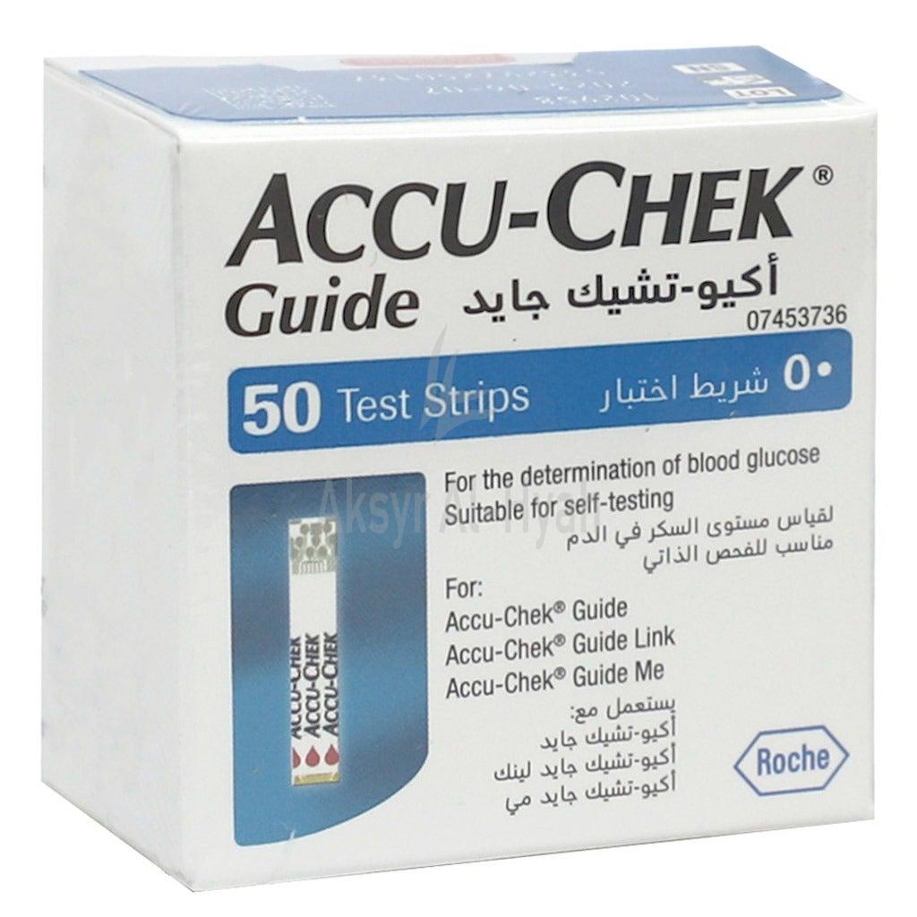 ACCU CHEK GUIDE TEST STRIPS 50'S #60225