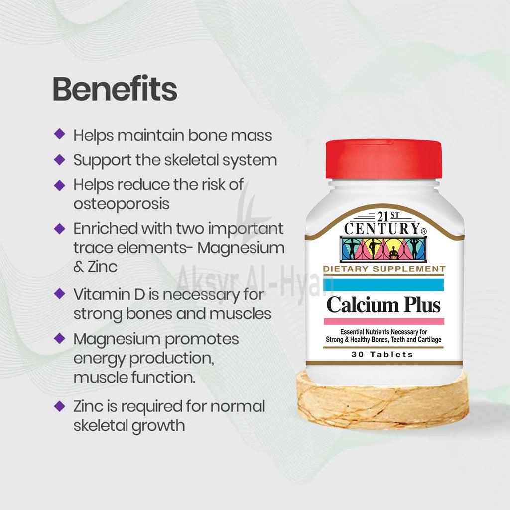 21 CH CALCIUM PLUSE TAB 30'S 3