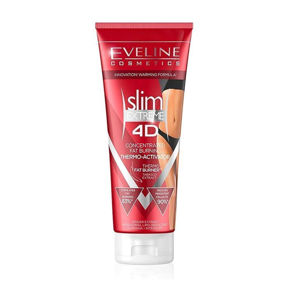 EVELINE SLIM EXTREME 4D THERMO FAT BURNER 250ML #6387
