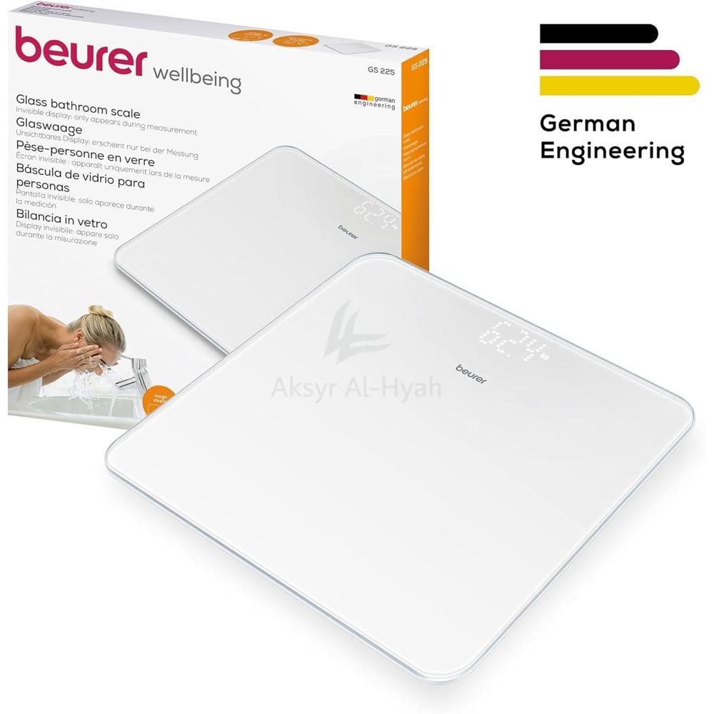 BEURER [GS 225] DIGITAL GLASS SCALE WHITE 1