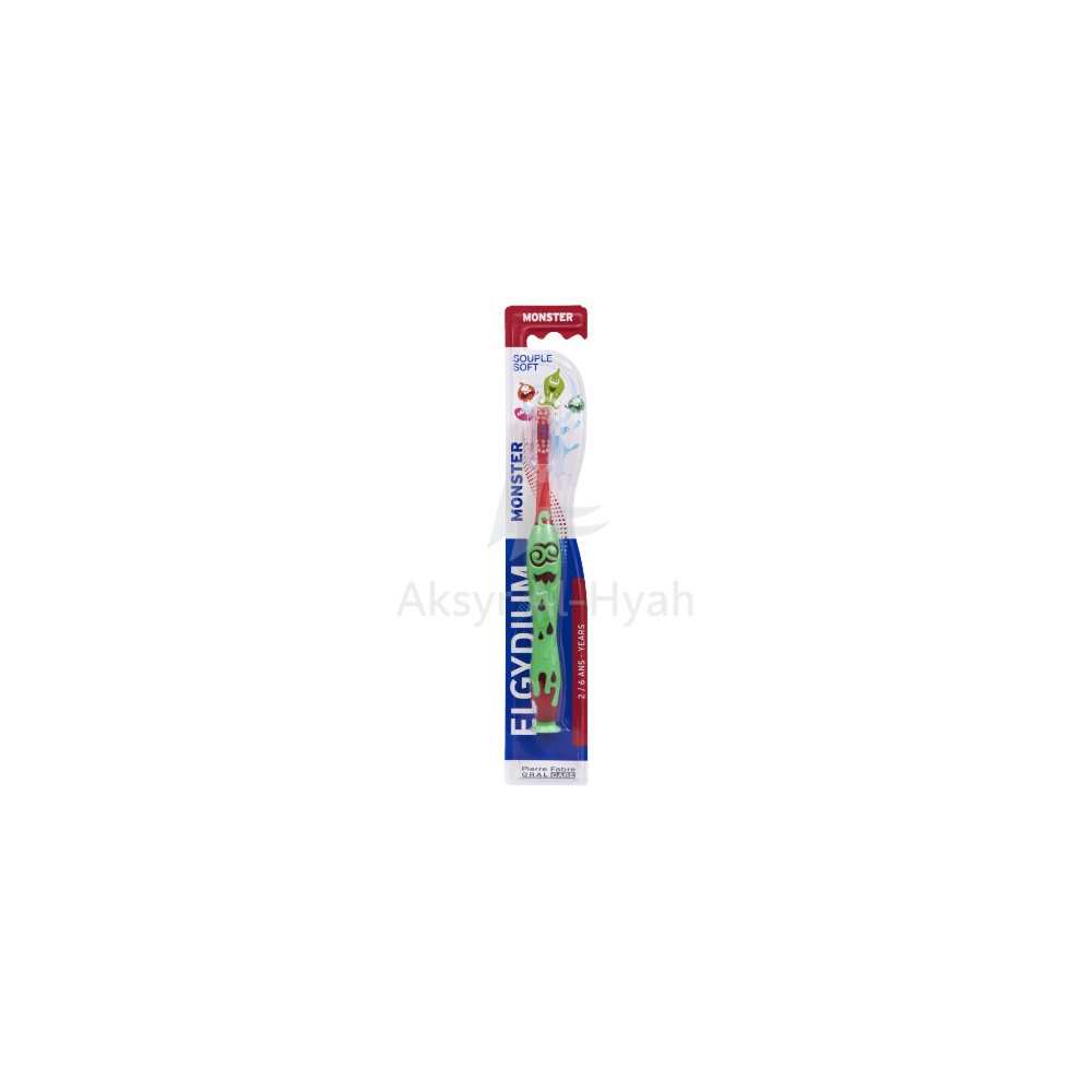 ELGYDIUM MONESTER 2-6Y SOFT TOOTH BRUSH