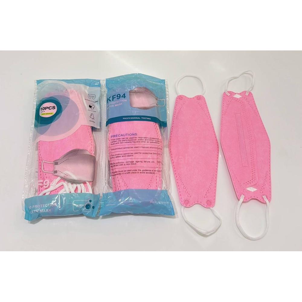 KF 94 DISPOSABLE MASK PINK 10'S