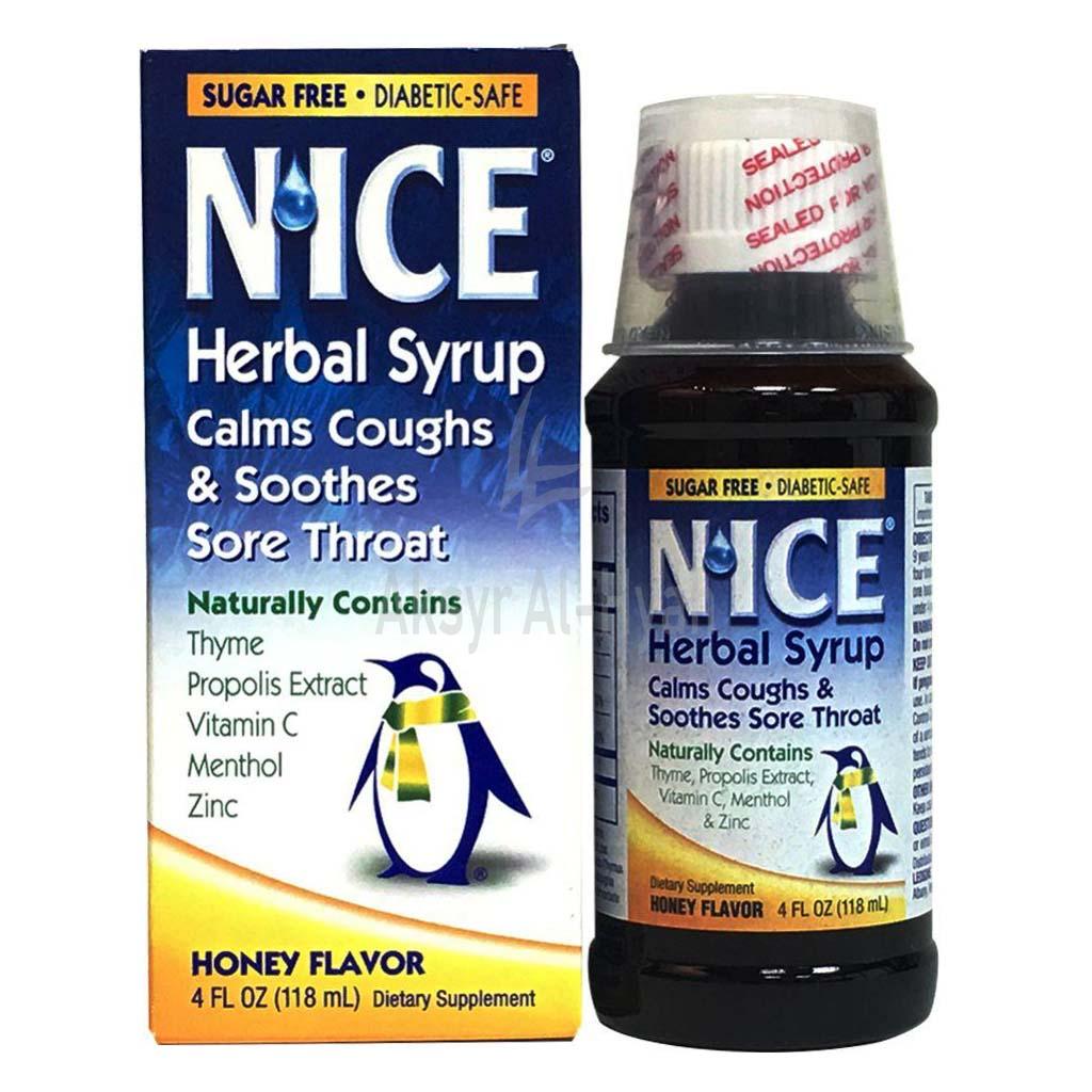 NICE HERBAL COUGH SYRUP 118ML