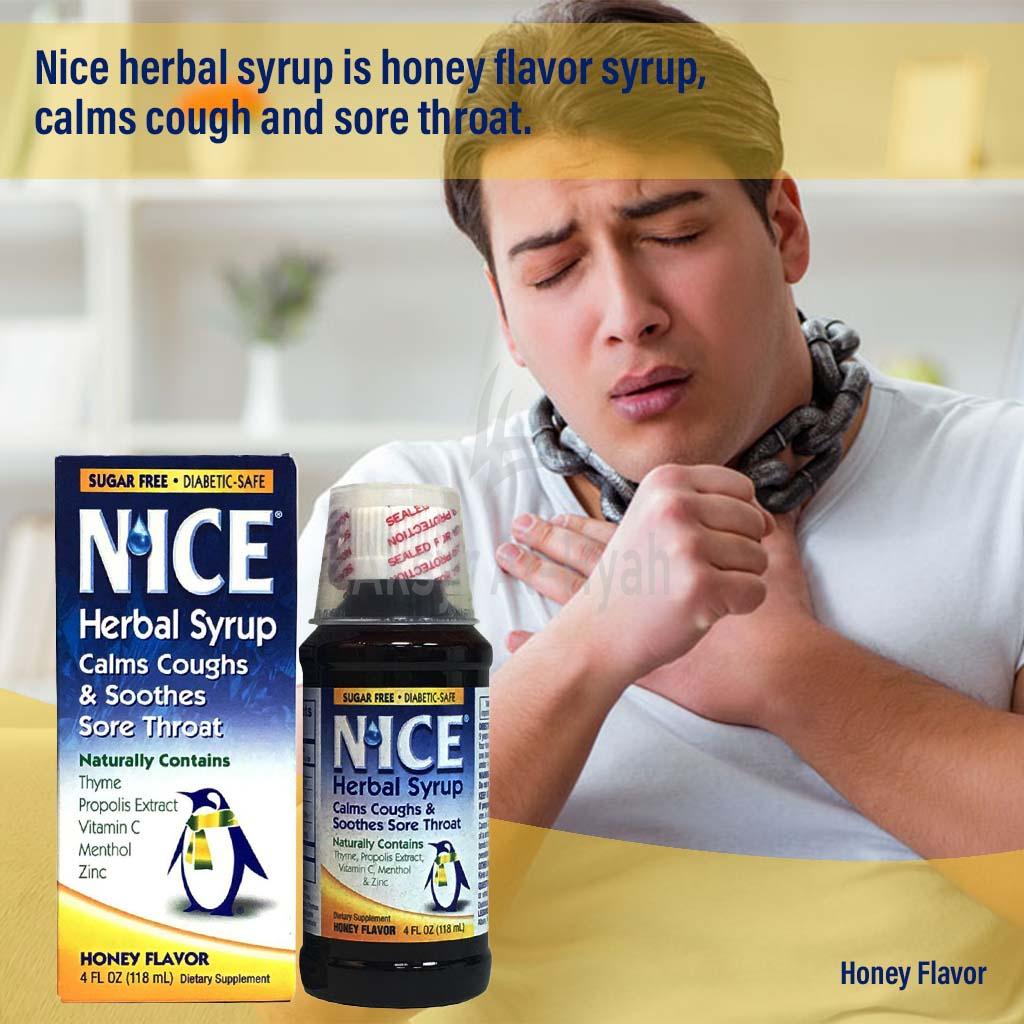NICE HERBAL COUGH SYRUP 118ML