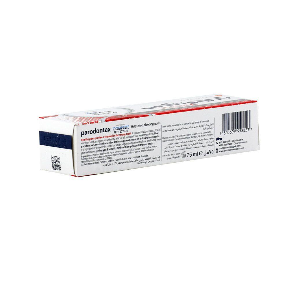 PARODONTAX COMPLETE PRO WHITENING PASTE 75ML 2