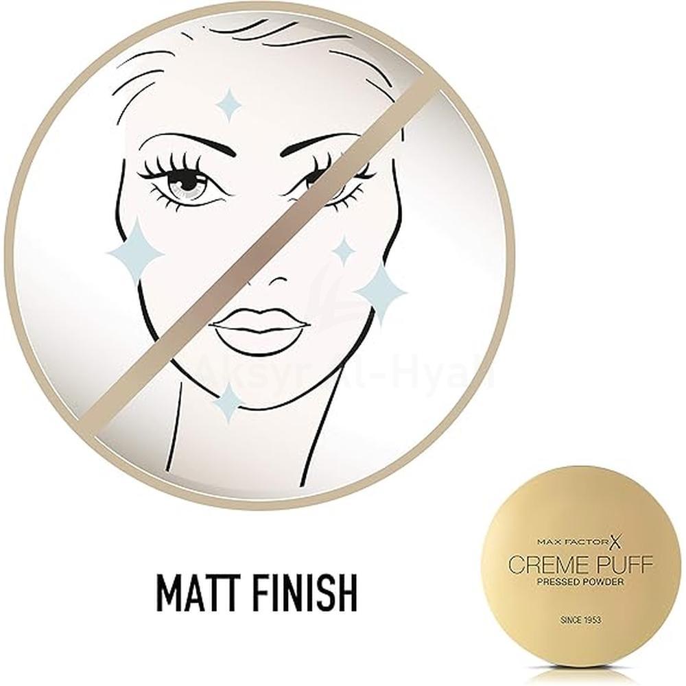 MFX CREME PUFF PRESSED POWDER 42 DEEP BEIGE 21G 4