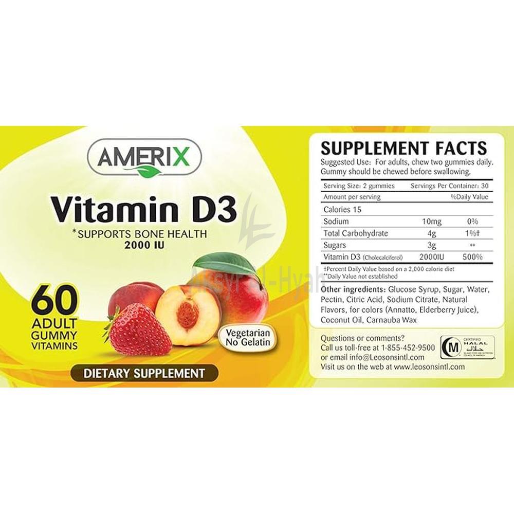 AMERIX VITAMIN D3 60'S #15924