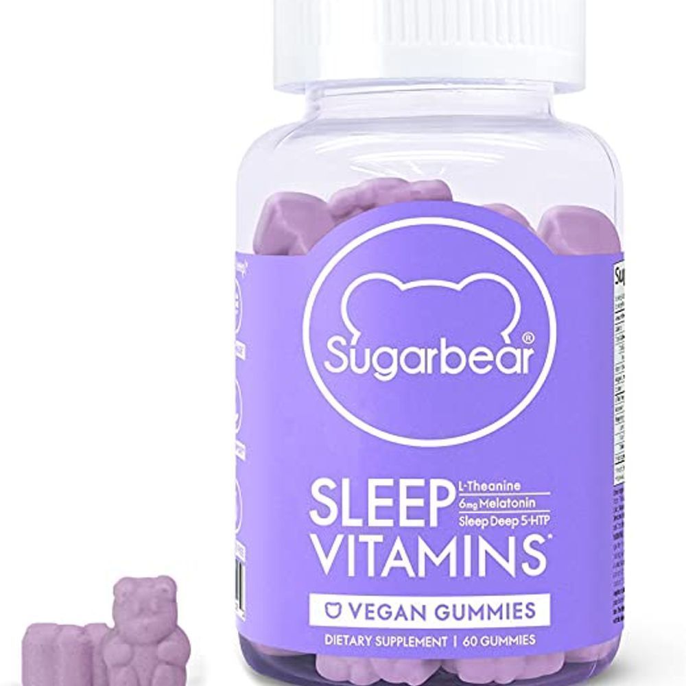 SUGAR BEAR SLEEP VITAMINS VEGAN GUMMIES 60'S 3