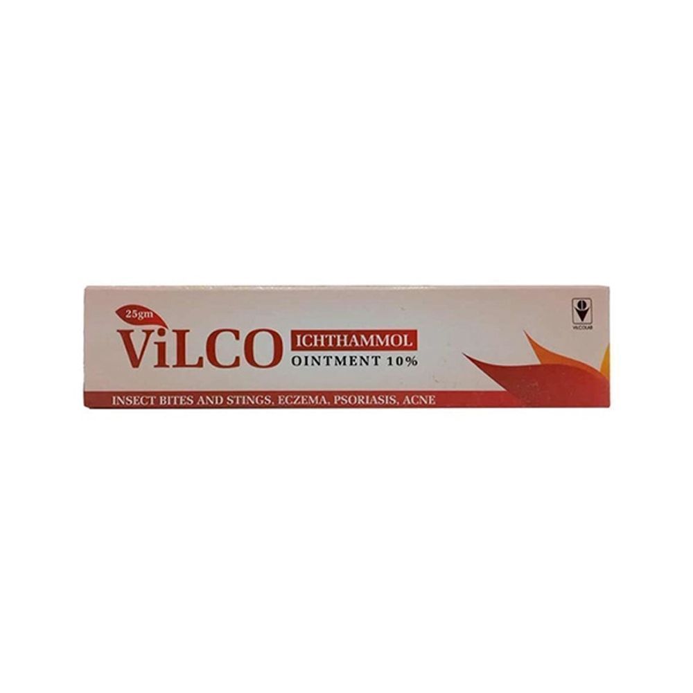 VILCO ICHTHAMMOL 10% OINTMENT 25GM