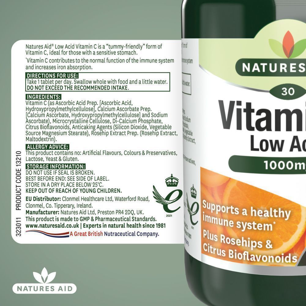 NAT.AID VITAMIN C 1000MG  TAB 30'S 1