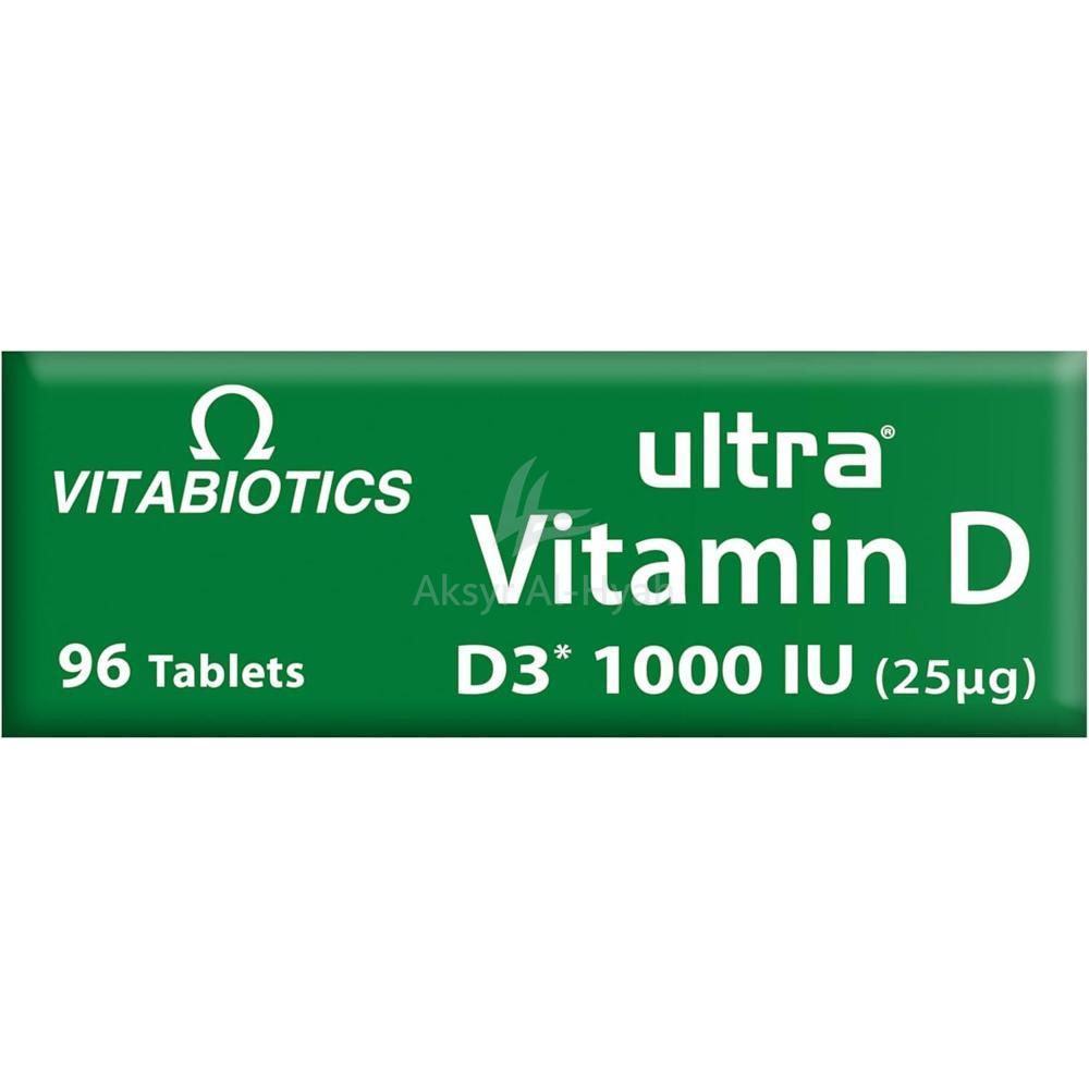 VITABIOTICS  ULTRA VITAMIN D3 1000 I.U. CAPS 96'S 5