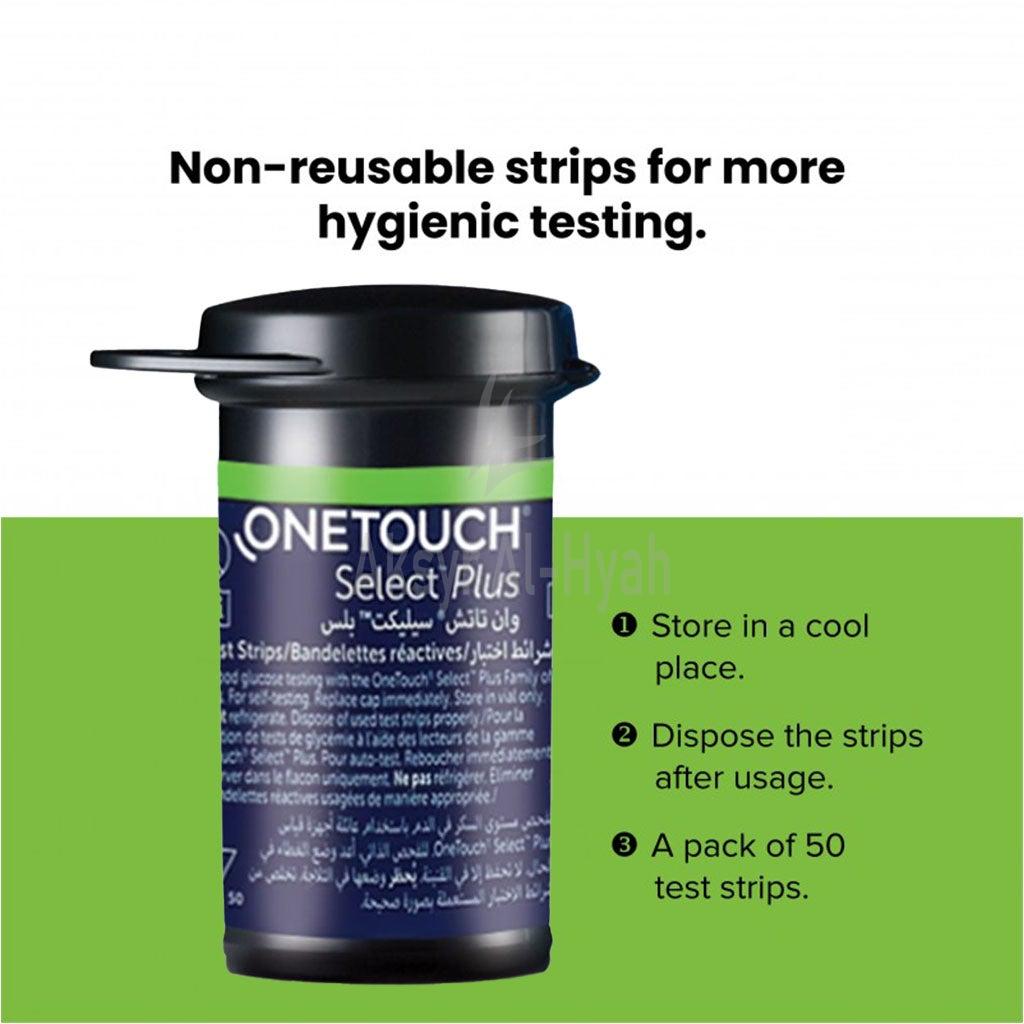 ONE TOUCH SELECT PLUS STRIPS 50'S