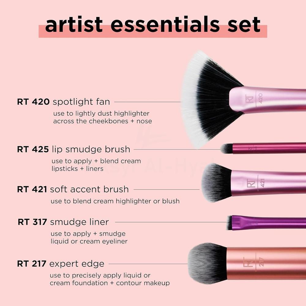RT FACE+EYE+CHEEK+LIP ESSENTIAL BRUSH SET #01895 2