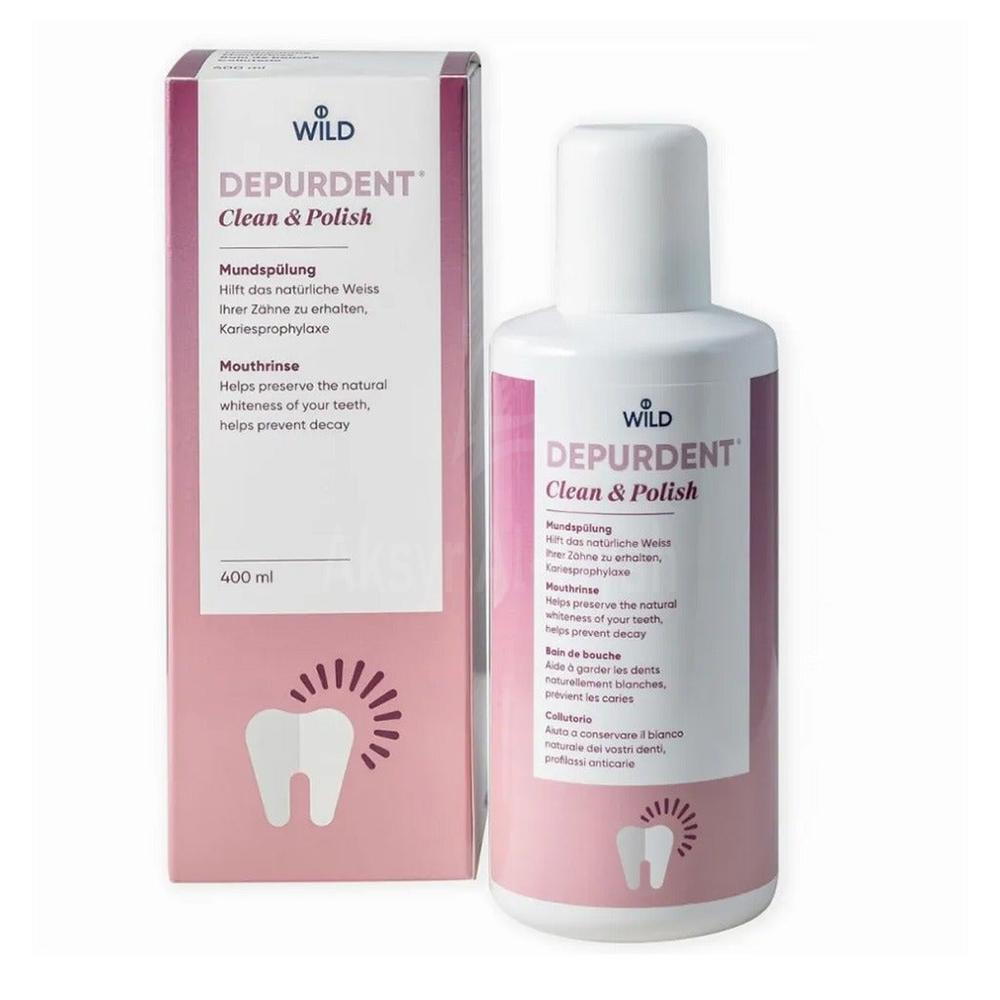 DEPURDENT CLEAN/POLISH MOUTHRINSE 400ML