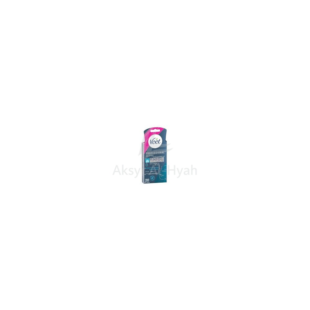 VEET PROFF. SENSITIVE BIKINI&UNDER ARM WAX STRIPS 16'S #7900 4