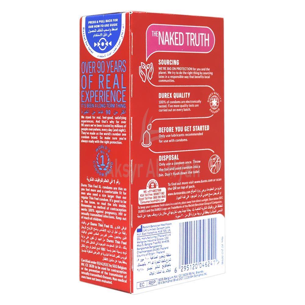 DUREX THIN FEEL XL CONDOMS 12'S #5200 1