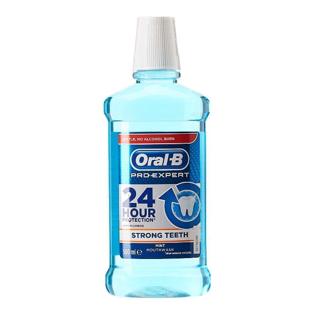 ORAL-B(OB739) M/WASH P/EXP STRONG TEETH 500ML #10400