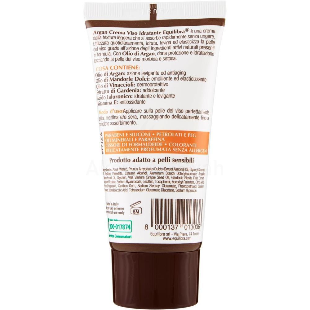 EQUILIBRA ARGAN MOIST. FACE CREAM 75ML 1