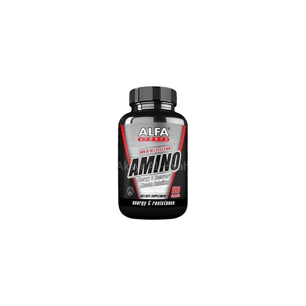 ALFA SPORTS MAXIMUM AMINO CAPS 100'S #17140