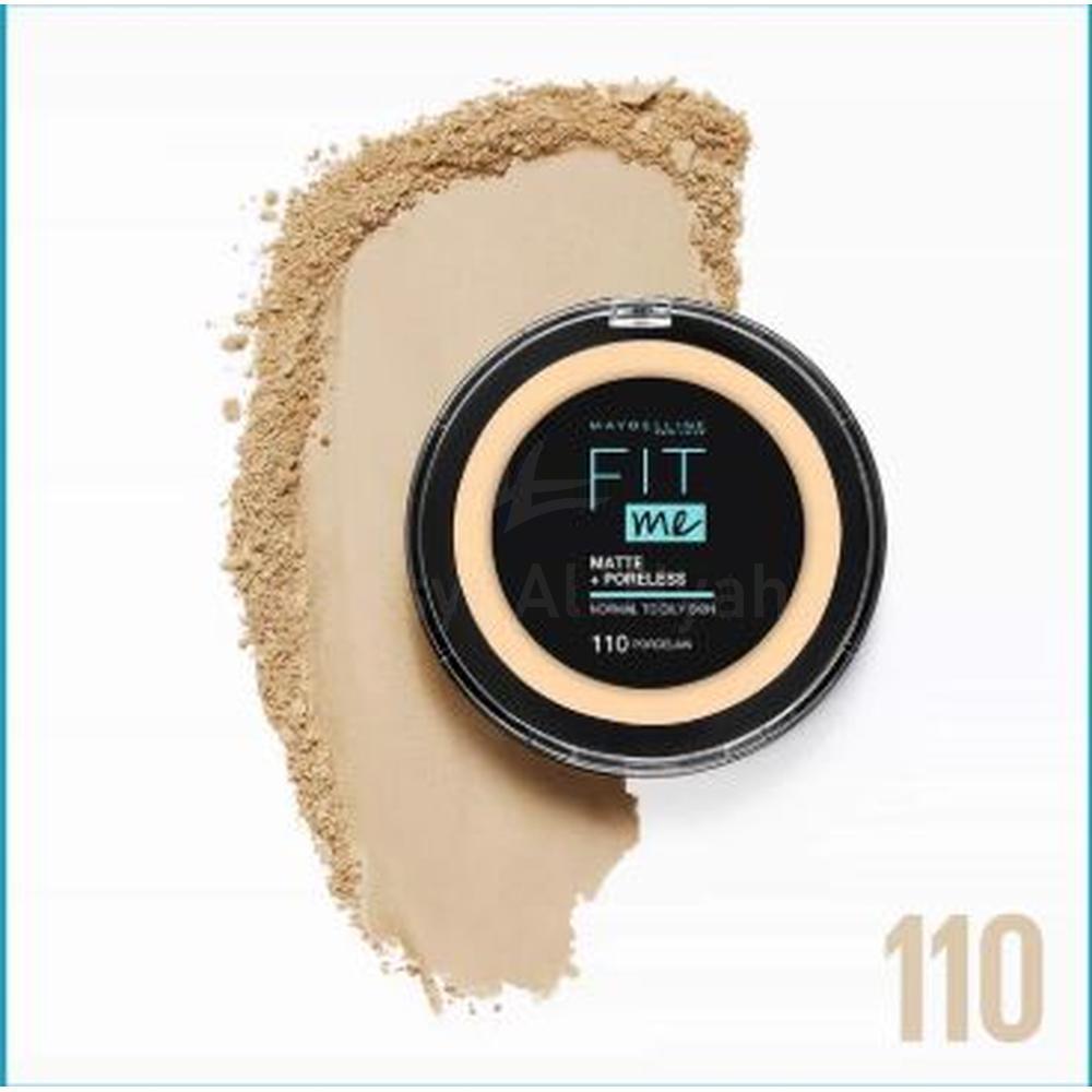 MAYBELLINE FIT ME MATTE+PORELESS POWDER 110 PORECLEAIN 12G#FM0024651 2