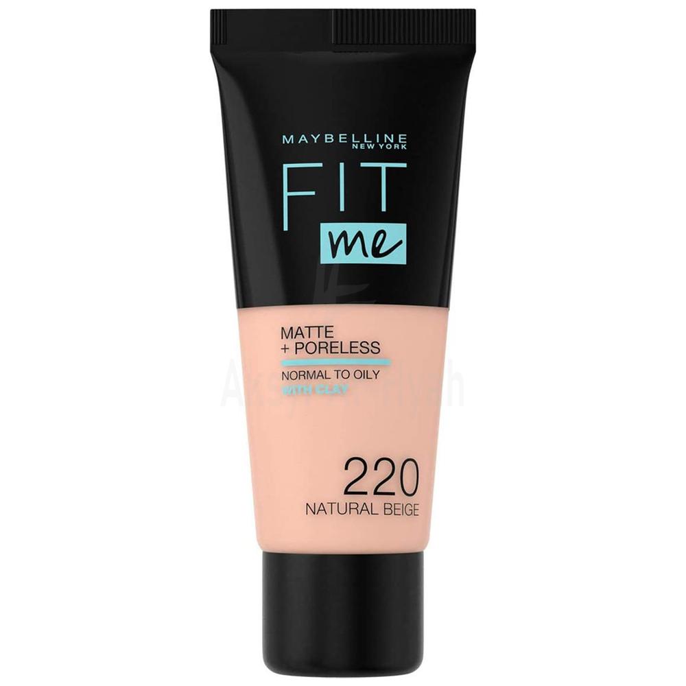 MAYBELLINE FIT ME MATTE+PORELESS POWDER 220 NAT BEIGE12G#FM0024668