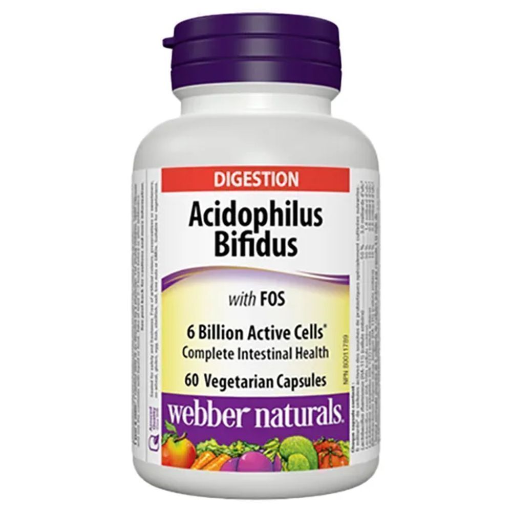 WN ACIDOPHILUS BIFIDUS 6 BILLION CAPS 60'S