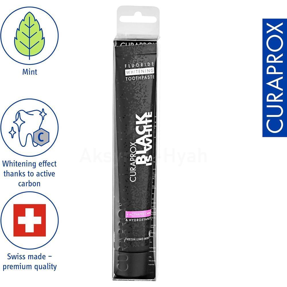 CURAPROX BLACK IS WHITE T/PASTE 90ML #17633 1