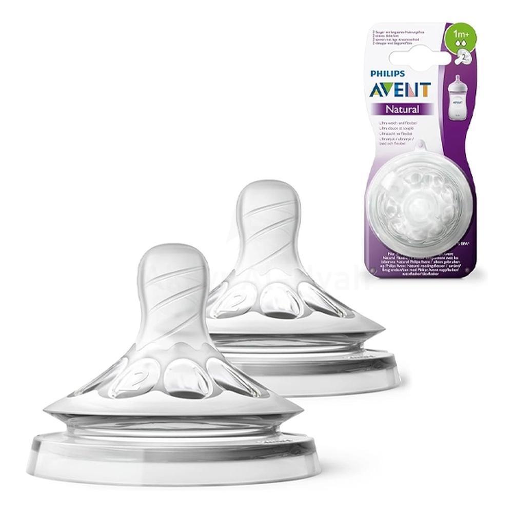 AVENT NAT.2 FEEDING TEETS 1M 2'S SCF042/27 #PA470