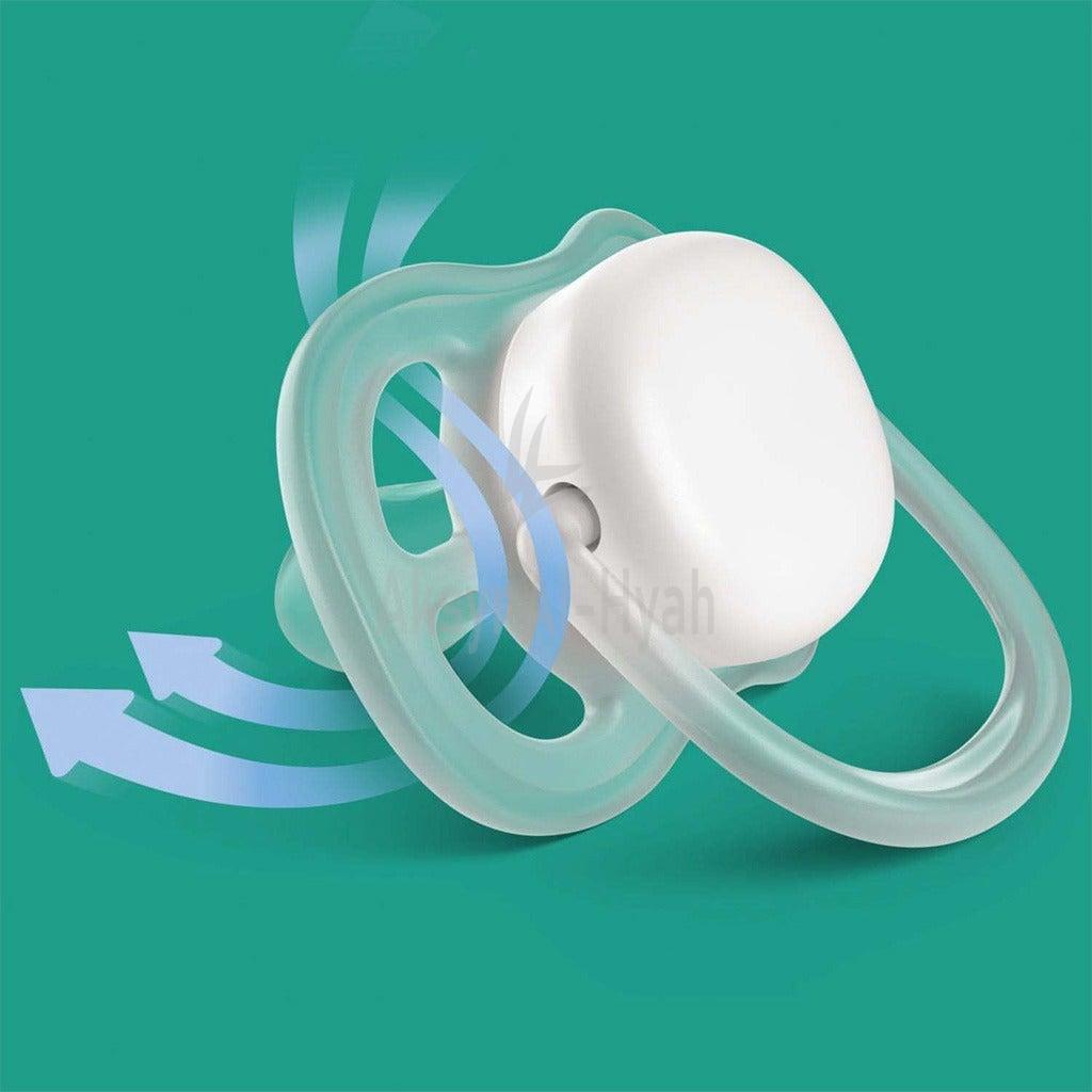 AVENT ULTRA AIR SOOTHER SIL 6-18M 2'S BOY SCF376/21 #PA216 2