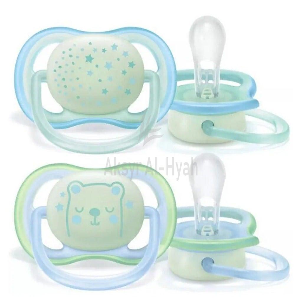 AVENT ULTRA AIR SOOTHER SIL 6-18M 2'S BOY SCF376/21 #PA216 5