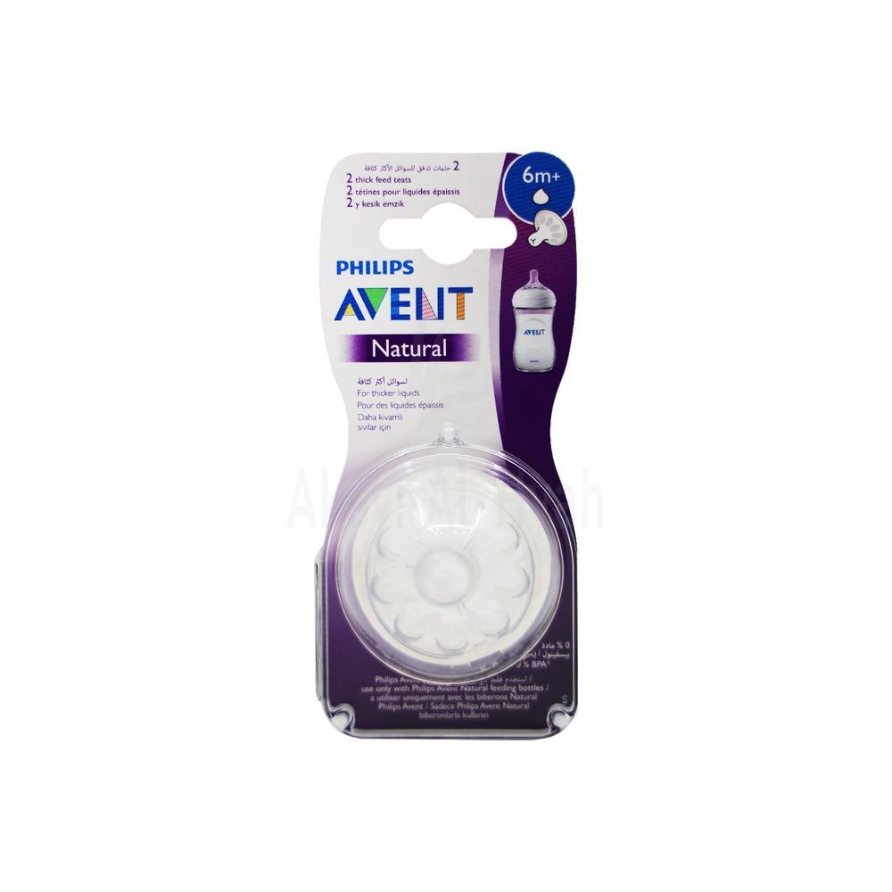 AVENT NAT.2 FEED/TEETS THICK FEED 2'S SCF046/27 #PA474