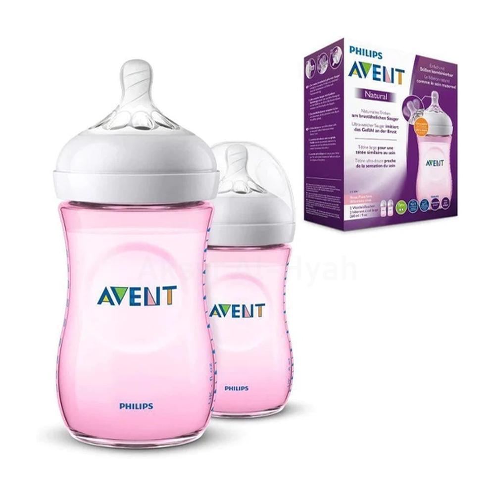AVENT NAT.2 BOTTLE PINK 260MLSCF034/17 #PA477