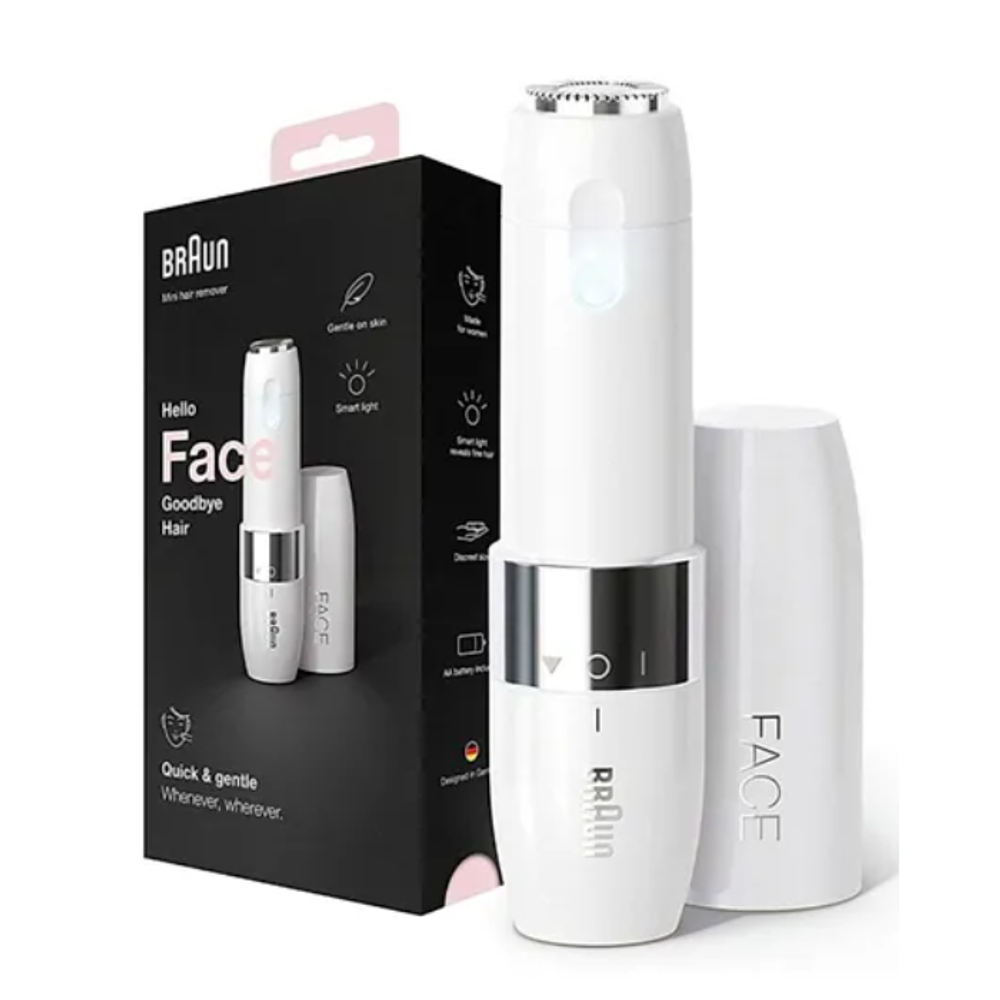 BRAUN FS-1000 MINI FACE HAIR REMOVER WHITE