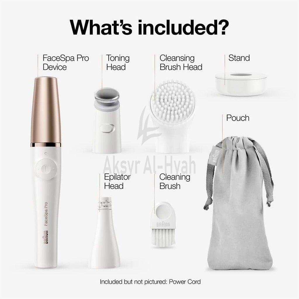 BRAUN FACE SPA 911 CLEANSING&SKIN TONING BR/WHITE 1