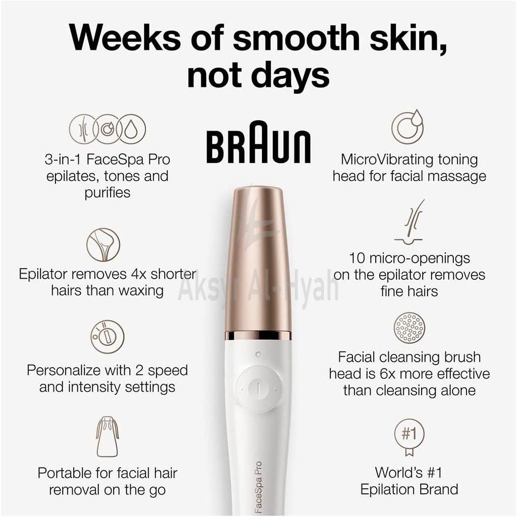 BRAUN FACE SPA 911 CLEANSING&SKIN TONING BR/WHITE 3