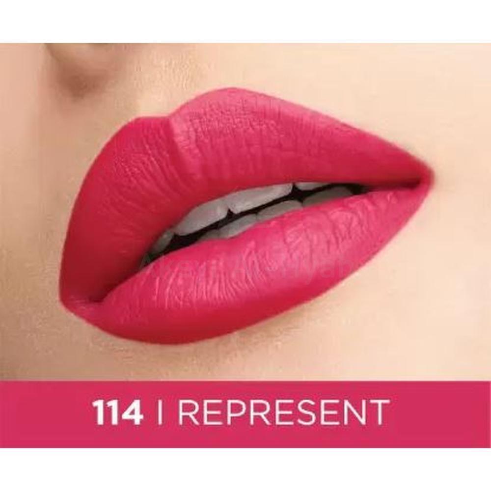 LOREAL ROUGE SIGNATURE 114 I REPRESENT LIQUID LIP STICK 2