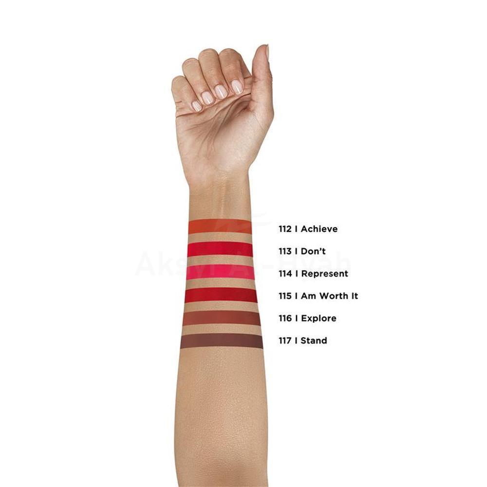 LOREAL ROUGE SIGNATURE 114 I REPRESENT LIQUID LIP STICK 3