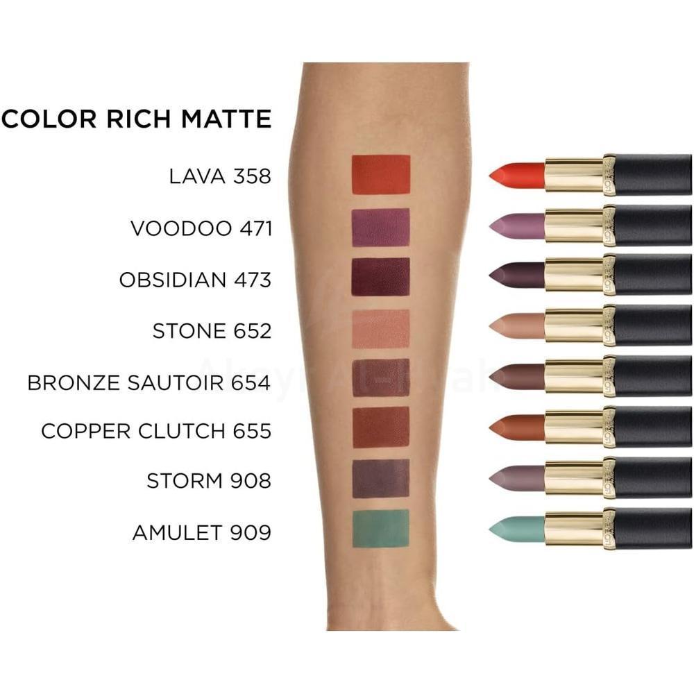 LOREAL COLOR RICHE MATTE 358 LAVA LIP STICK